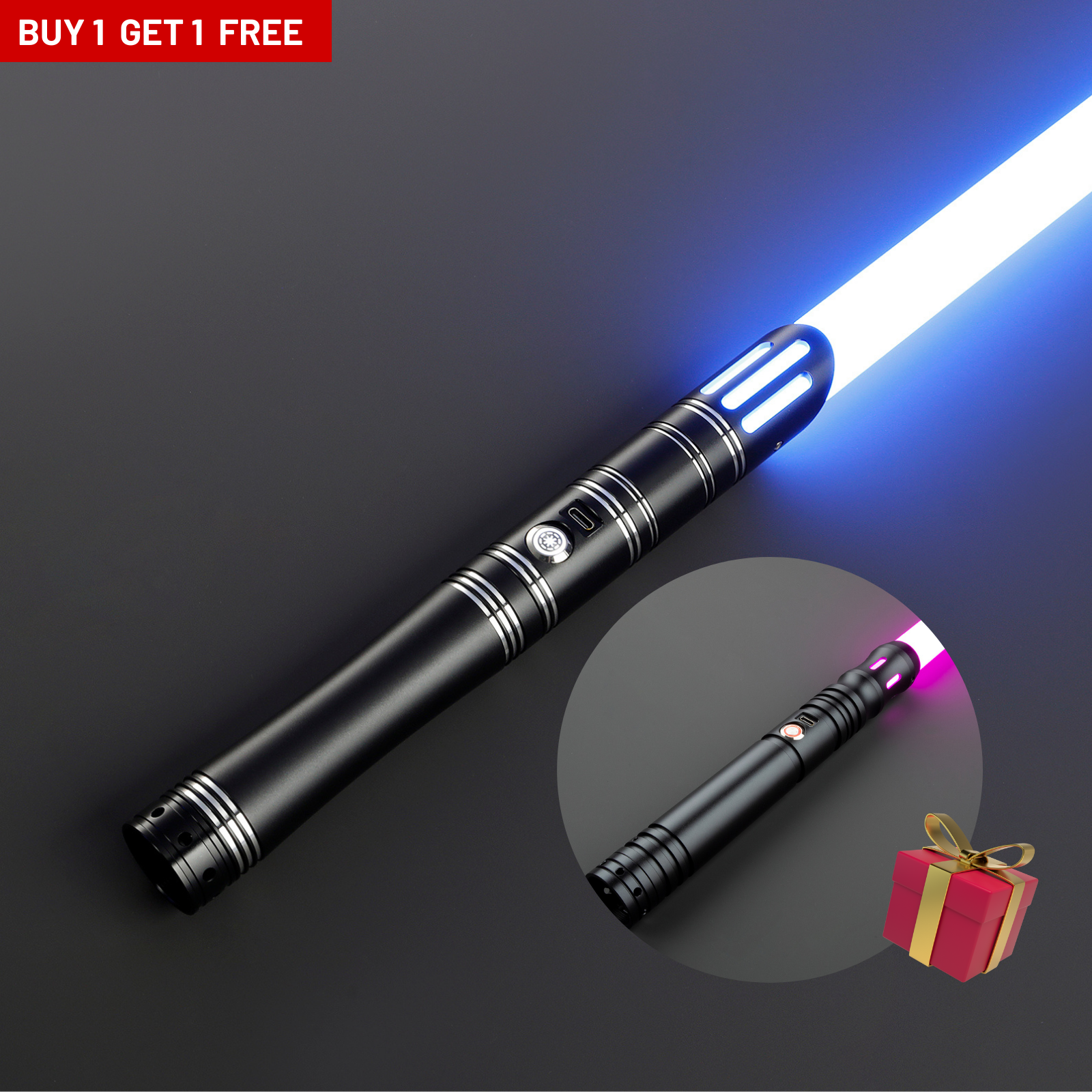 Mihrn Lightsaber Heavy Duelling Lightsaber Metal Hilt cheapest RGB Lightsaber