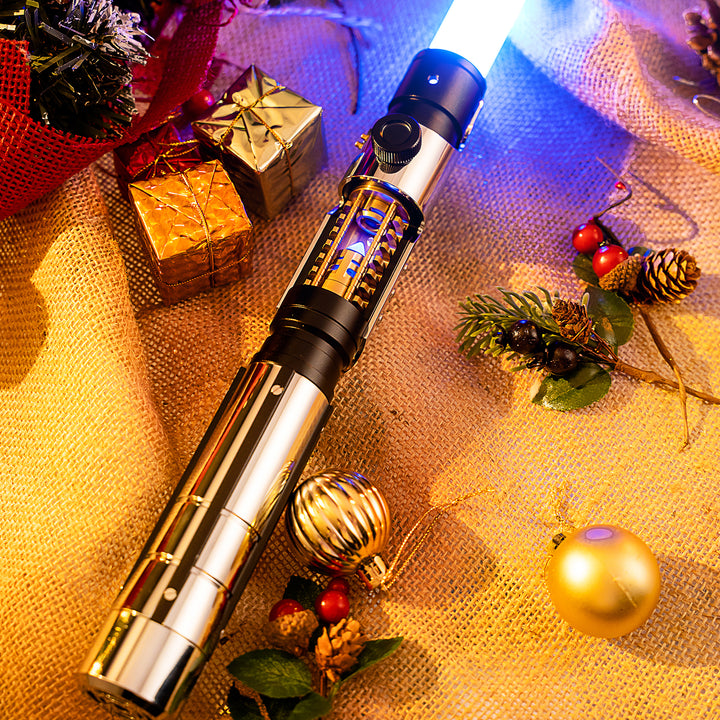 DamienSaber Lightsaber Starkiller V1 Light Saber with Crystal XENO3.0 Pogo Core Bluetooth Hilt 29CM