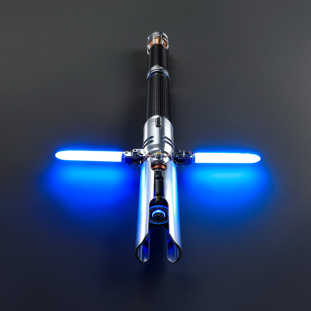 DamienSaber Lightsaber Kestis Cross Guard Saber Xenopixel V3 Pogo Core Hilt 52.5CM