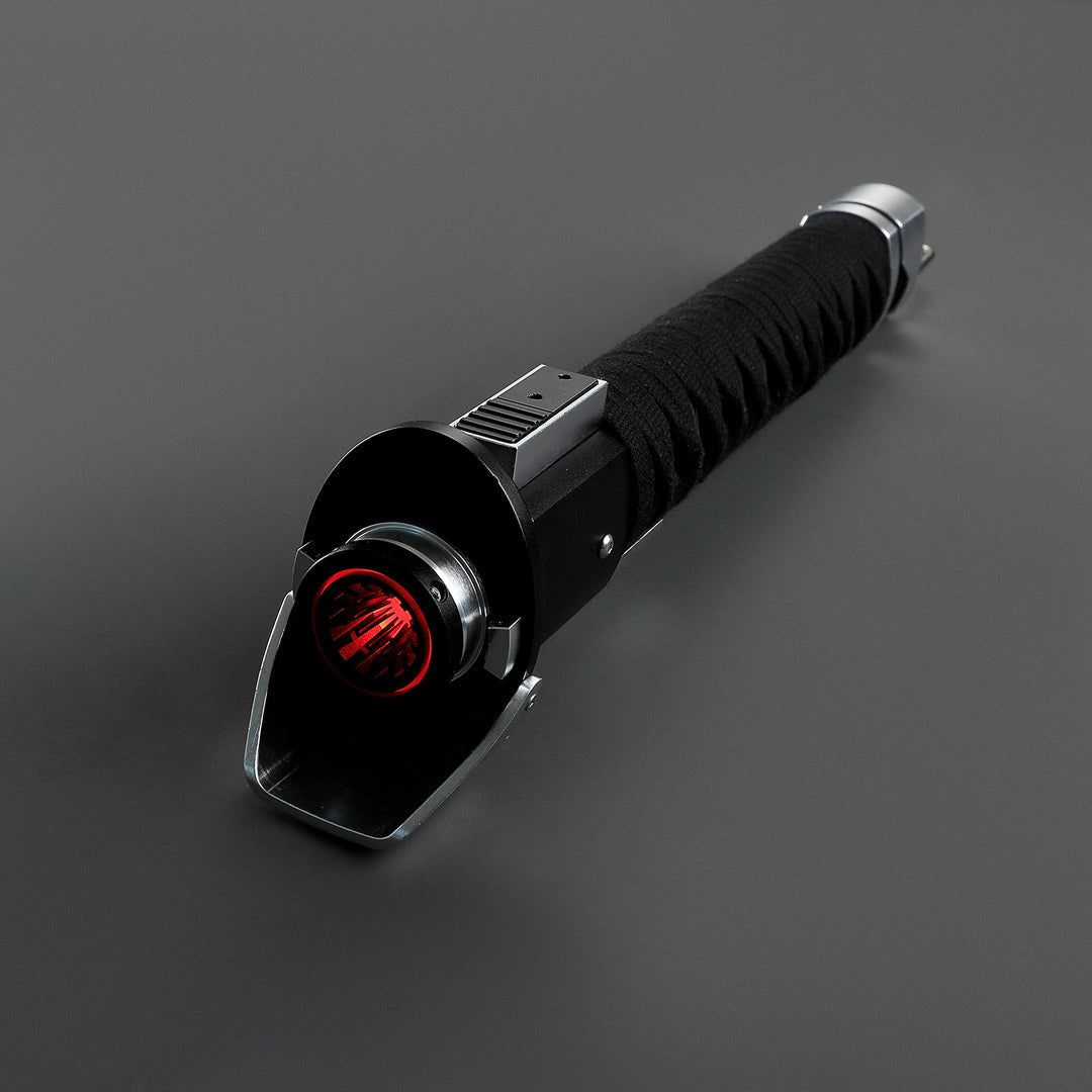 DamienSaber Ronin Samurai Inspired Lightsaber Pixel Pogo Core Black Cloth Wrapped Hilt 35.9CM