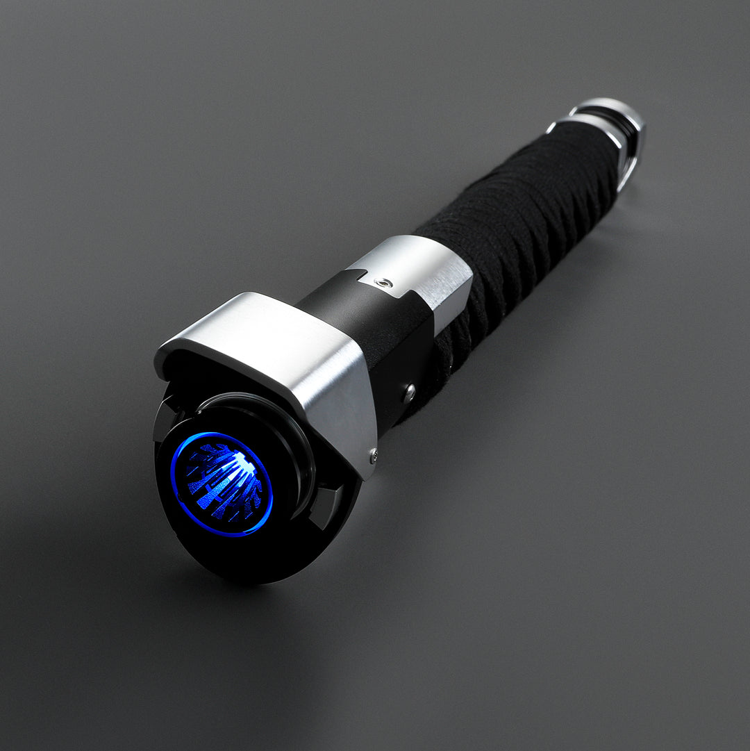 DamienSaber Ronin Samurai Inspired Lightsaber Pixel Pogo Core Black Cloth Wrapped Hilt 35.9CM