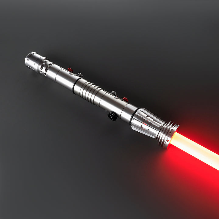 DamienSaber Lightsaber Maul & Asajj Ventress Light Saber Splitable Double Blades Hilt 63.5CM