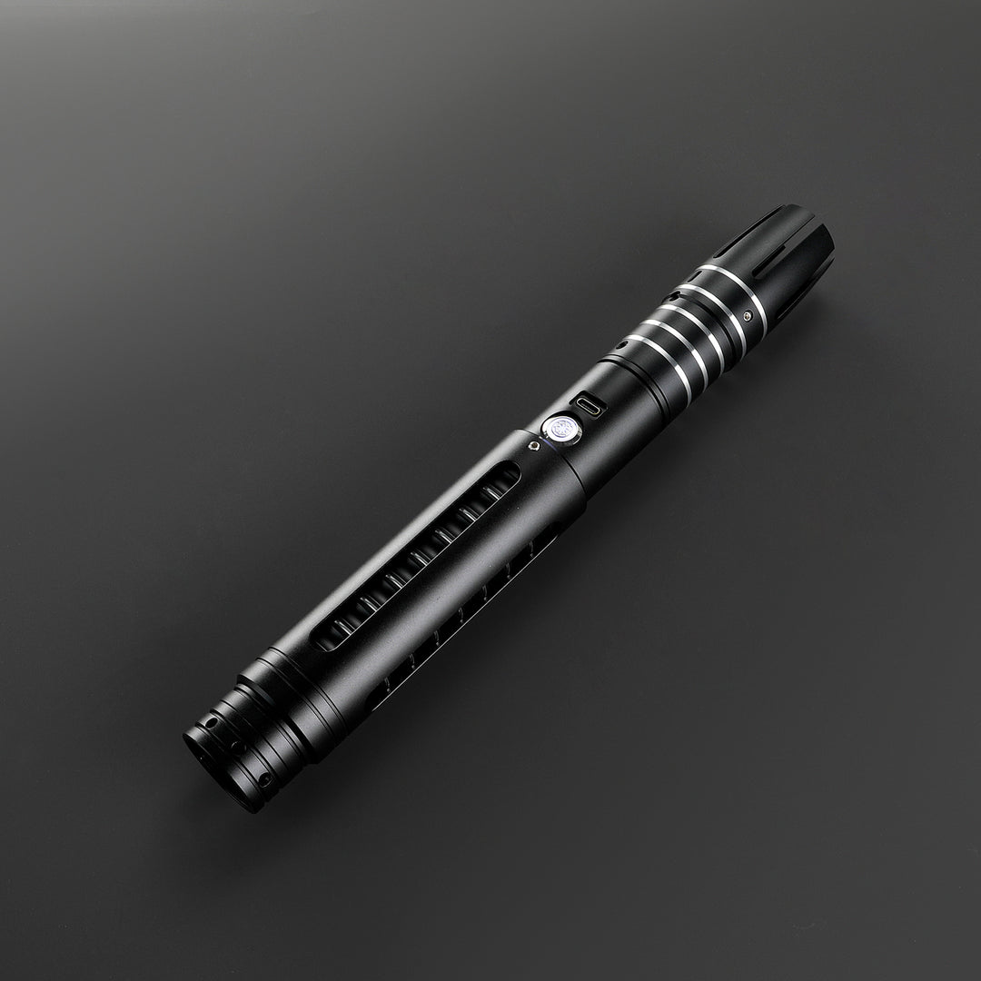 DamienSaber Lightsaber Dual Tone Light Saber Infinite Color Chaging with 34 Sound Fonts Hilt 28.8CM