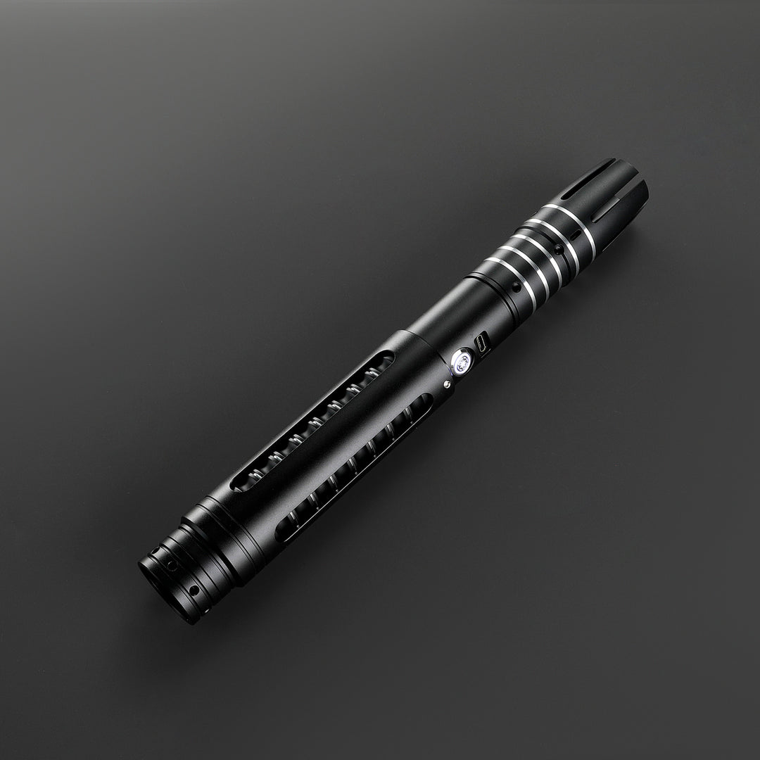 DamienSaber Lightsaber Dual Tone Light Saber Infinite Color Chaging with 34 Sound Fonts Hilt 28.8CM