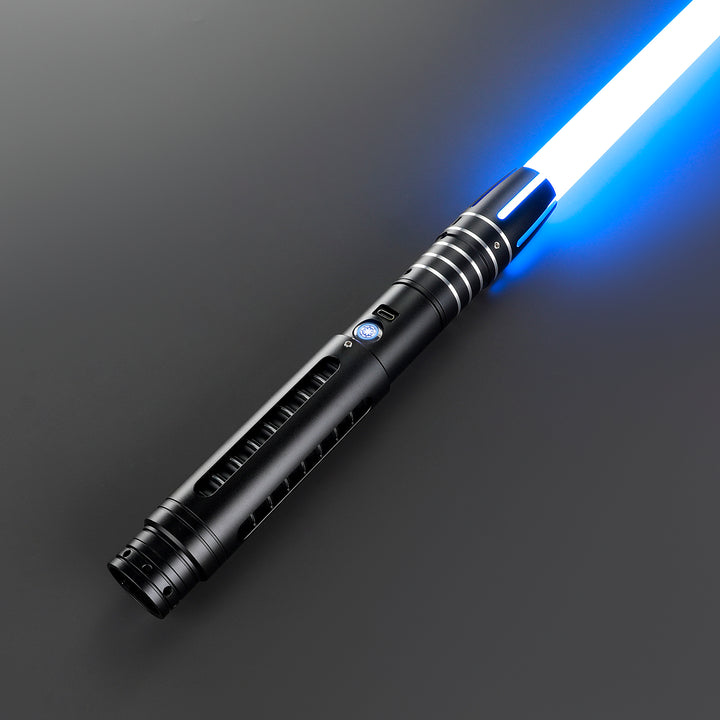 DamienSaber Lightsaber Dual Tone Light Saber Infinite Color Chaging with 34 Sound Fonts Hilt 28.8CM