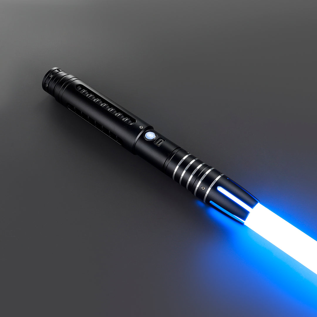 DamienSaber Lightsaber Dual Tone Light Saber Infinite Color Chaging with 34 Sound Fonts Hilt 28.8CM