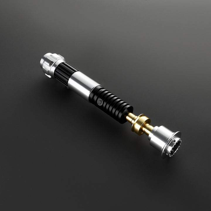 DamienSaber Lightsaber Custom SE Kenobi Lightsaber Affordable Version Eco POGO Core Metal Hilt 31.6CM