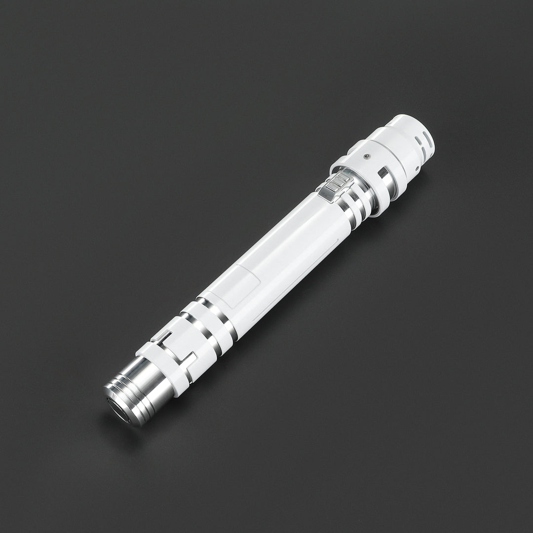 DamienSaber Heavy Dueling Custom Lightsaber White Hilt 29.5CM