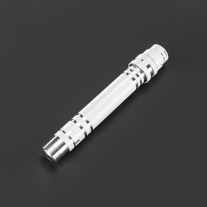 DamienSaber Heavy Dueling Custom Lightsaber White Hilt 29.5CM