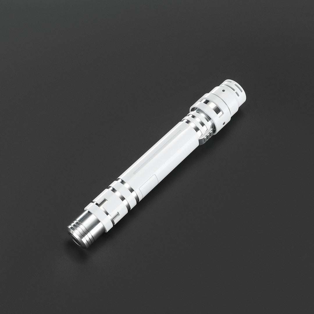 DamienSaber Heavy Dueling Custom Lightsaber White Hilt 29.5CM