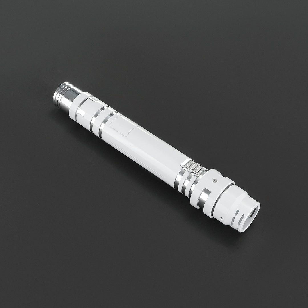 DamienSaber Heavy Dueling Custom Lightsaber White Hilt 29.5CM