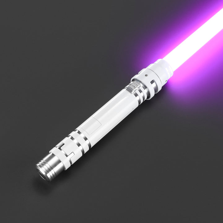 DamienSaber Heavy Dueling Custom Lightsaber White Hilt 29.5CM