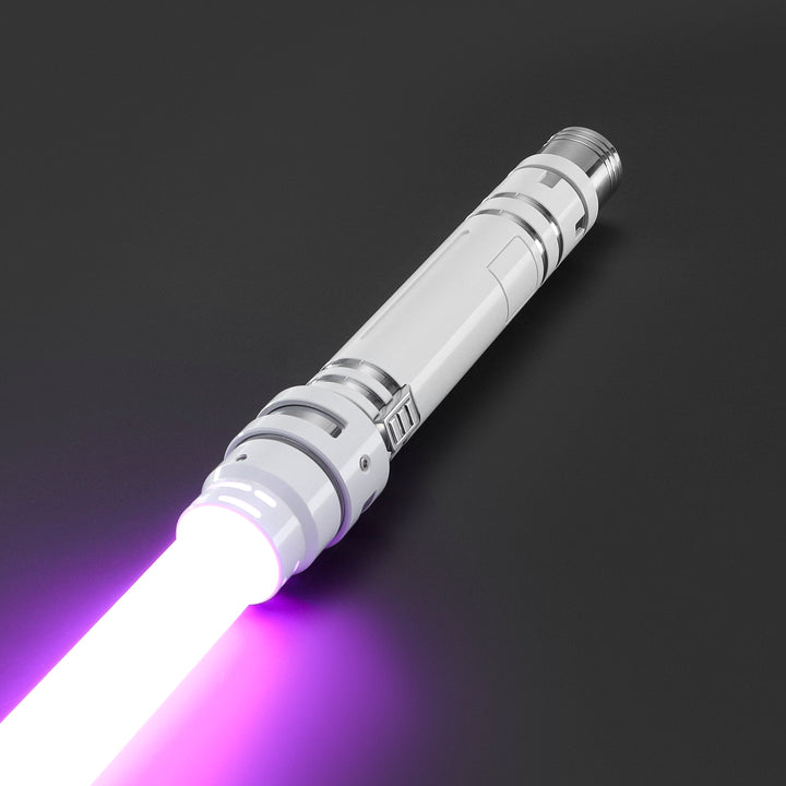 DamienSaber Heavy Dueling Custom Lightsaber White Hilt 29.5CM