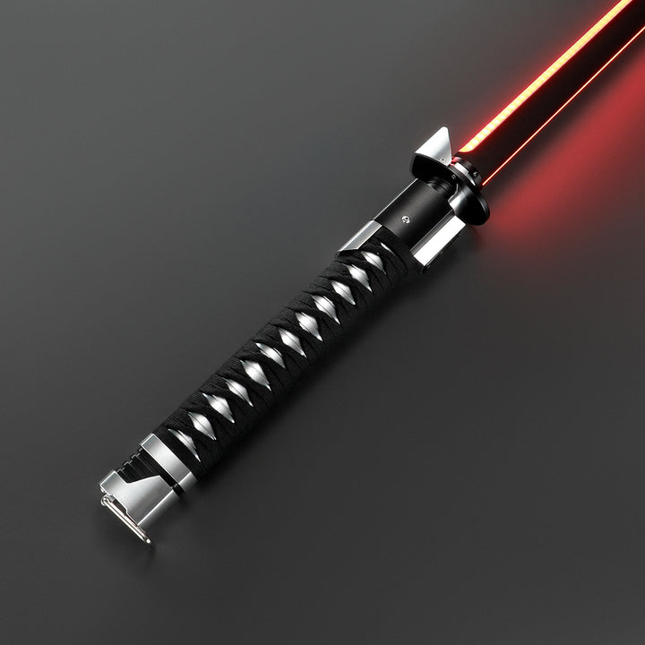 DamienSaber Ronin Samurai Inspired Lightsaber Pixel Pogo Core Black Cloth Wrapped Hilt 35.9CM