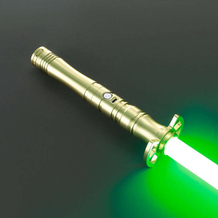 DamienSaber Lightsaber Best Heavy Dueling Light Saber for Competition Xenopixel V3 Long Hilt 25.6CM