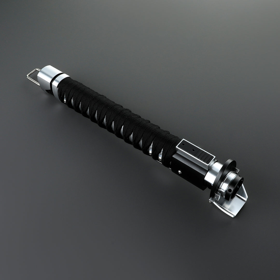 DamienSaber Ronin Samurai Inspired Lightsaber Pixel Pogo Core Black Cloth Wrapped Hilt 35.9CM