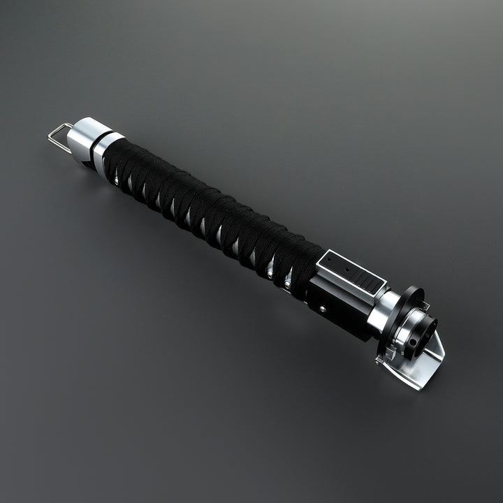 DamienSaber Ronin Samurai Inspired Lightsaber Pixel Pogo Core Black Cloth Wrapped Hilt 35.9CM