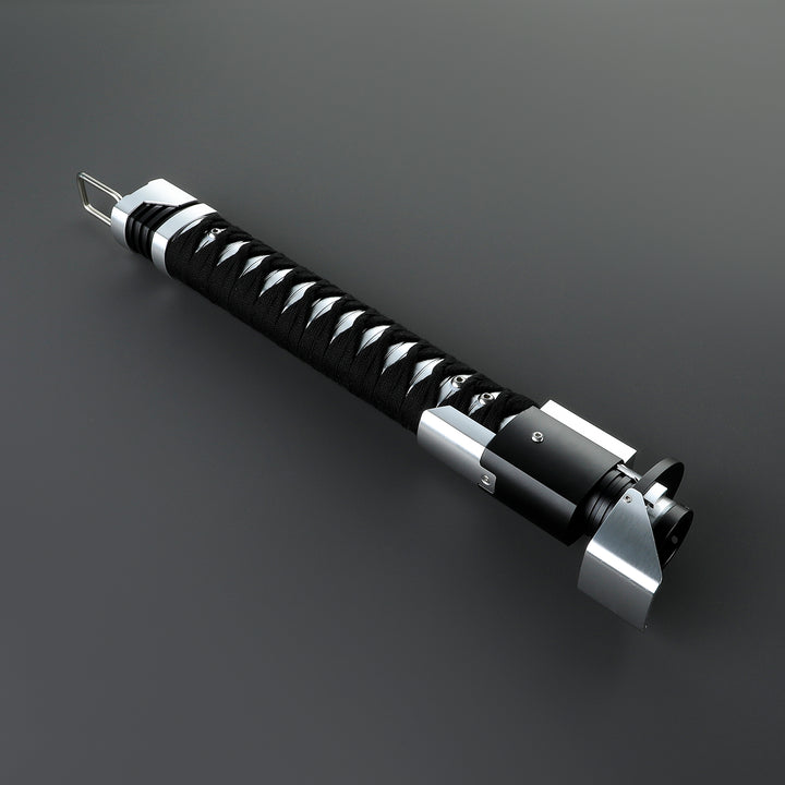 DamienSaber Ronin Samurai Inspired Lightsaber Pixel Pogo Core Black Cloth Wrapped Hilt 35.9CM