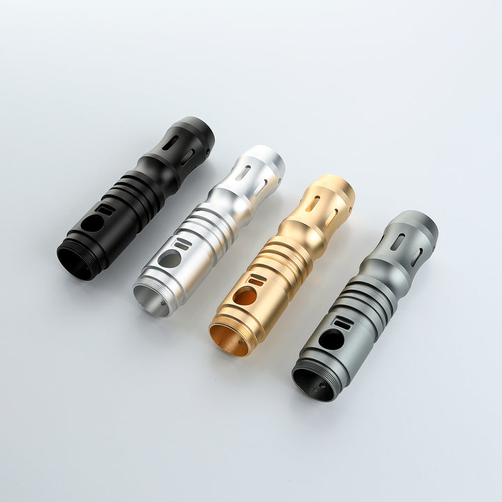 Build Your Custom Lightsaber with Damiensaber Empty Lightsaber Hilt Parts VHC Emitters Button Parts