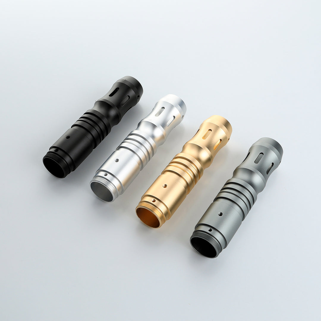 Build Your Custom Lightsaber with Damiensaber Empty Lightsaber Hilt Parts VHC Emitters Button Parts