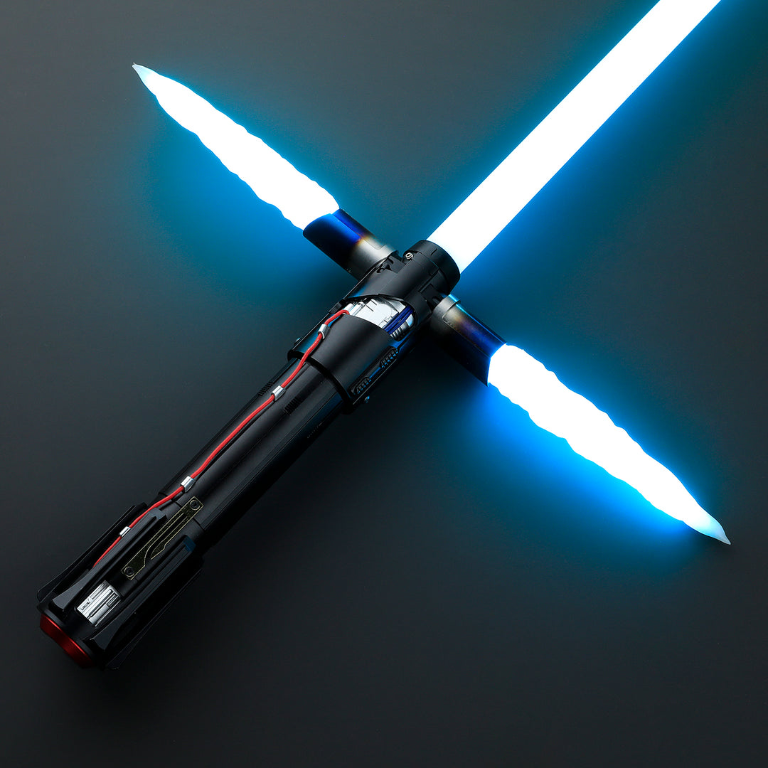 DamienSaber Lightsaber Crossguard KR Light Saber Red KR Black Series XENO V3