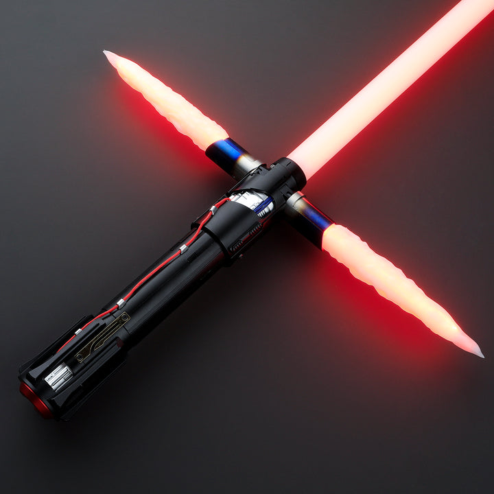 DamienSaber Lightsaber Crossguard KR Light Saber Red KR Black Series XENO V3