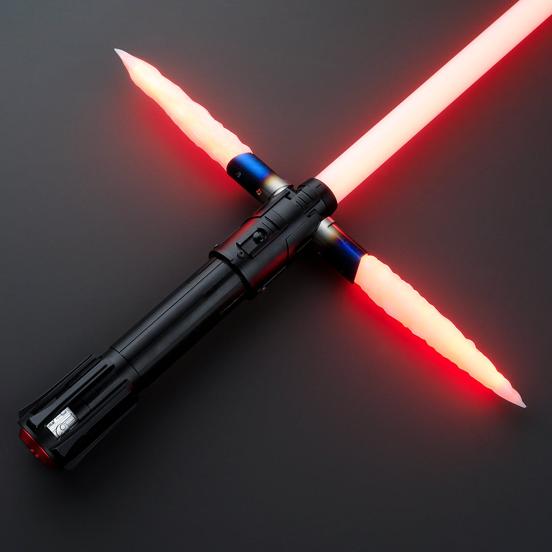 DamienSaber Lightsaber Crossguard Kylo Ren Light Saber KR Black Series XENO V3