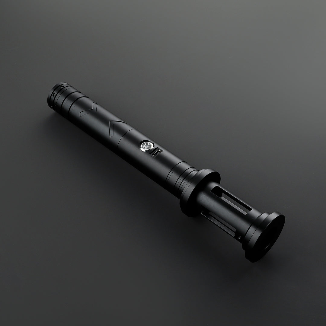 DamienSaber Lightsaber HX Series Black Lightsaber Bluetooth Light Saber Hilt 28.3CM