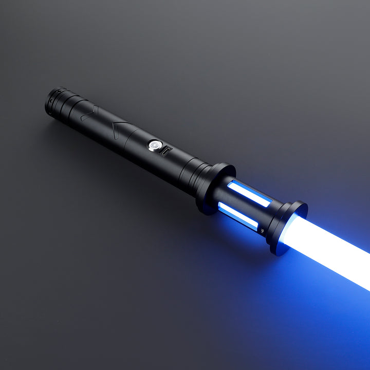 DamienSaber Lightsaber HX Series Black Lightsaber Bluetooth Light Saber Hilt 28.3CM