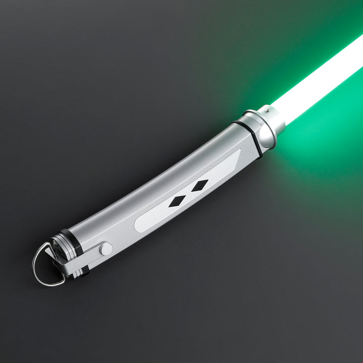 DamienSaber Lightsaber Ahsoka Tano Variant Light Saber Force FX White Lightsaber Double Blades & Handles