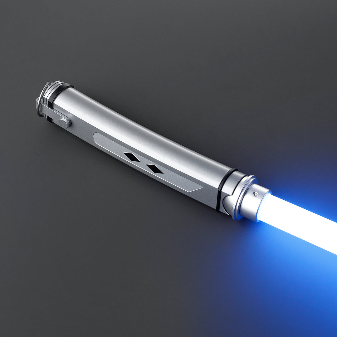 DamienSaber Lightsaber Ahsoka Tano Variant Light Saber Force FX White Lightsaber Double Blades & Handles