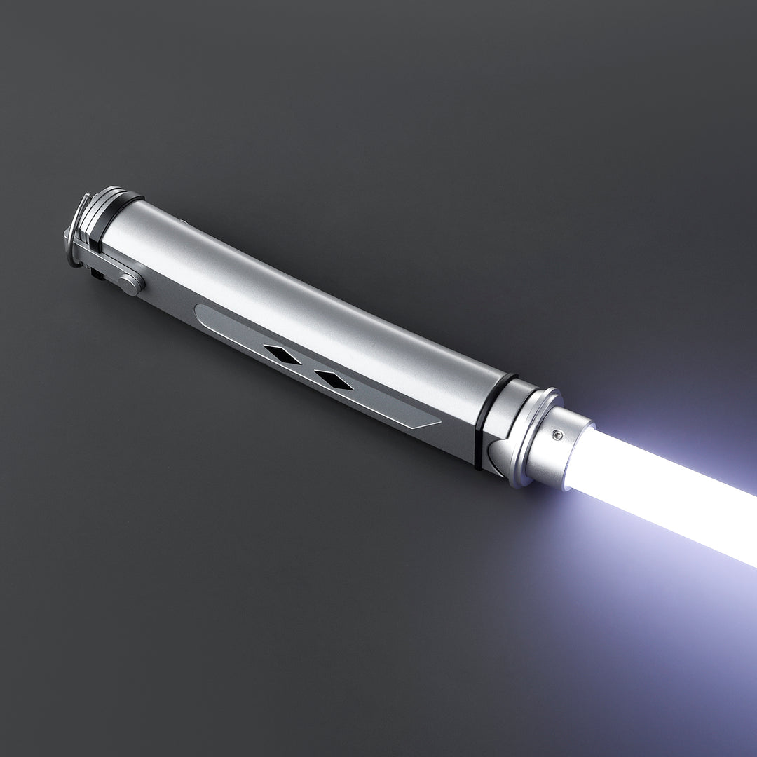 DamienSaber Lightsaber Ahsoka Tano Variant Light Saber Force FX White Lightsaber Double Blades & Handles