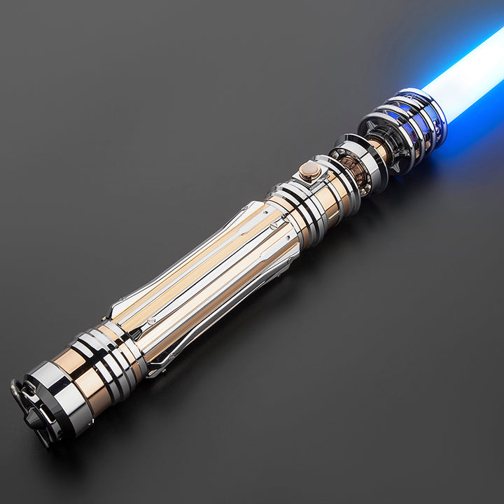 DamienSaber Lightsaber Leia Organa Princess Lightsaber Blue Force FX Dueling Bluetooth Hilt 28CM