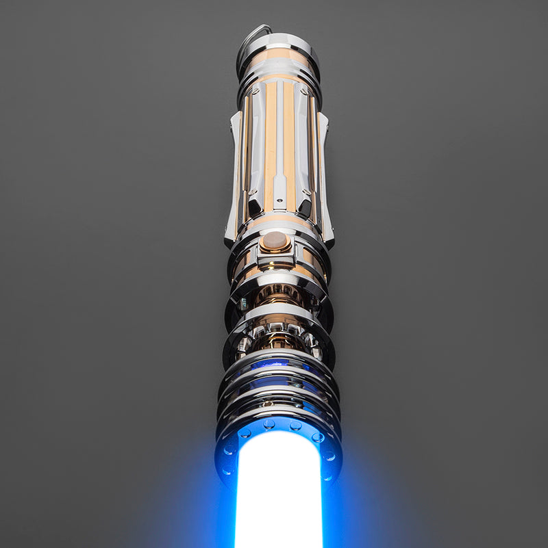 DamienSaber Lightsaber Leia Organa Princess Lightsaber Blue Force FX Dueling Bluetooth Hilt 28CM