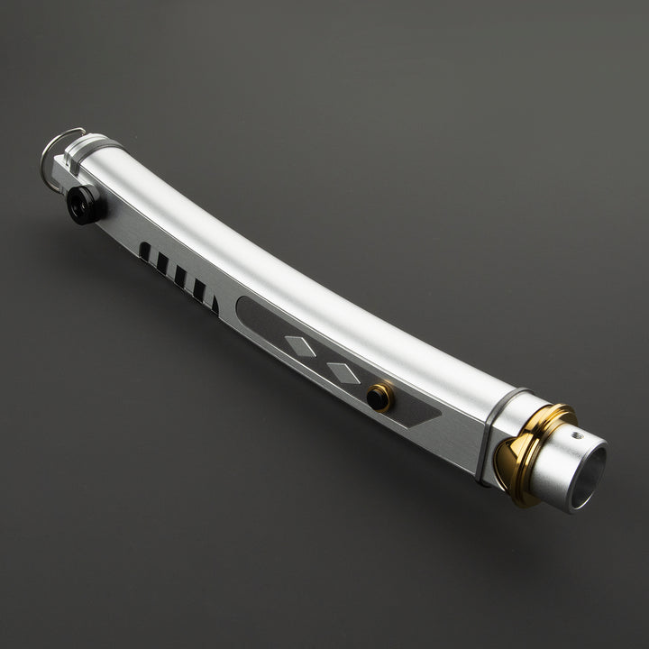 DamienSaber Lightsaber Ahsoka Tano Variant Light Saber Force FX White Lightsaber Double Blades & Handles