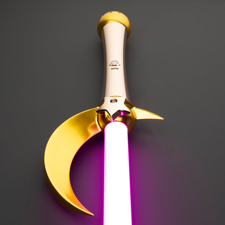 DamienSaber Lightsaber Custom Golden Sailor Moon Light Saber Force Heavy Dueling Hilt 40.5CM