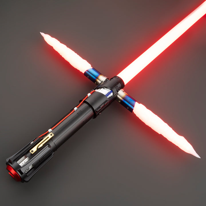 DamienSaber Lightsaber Crossguard KR Light Saber Red KR Black Series XENO V3