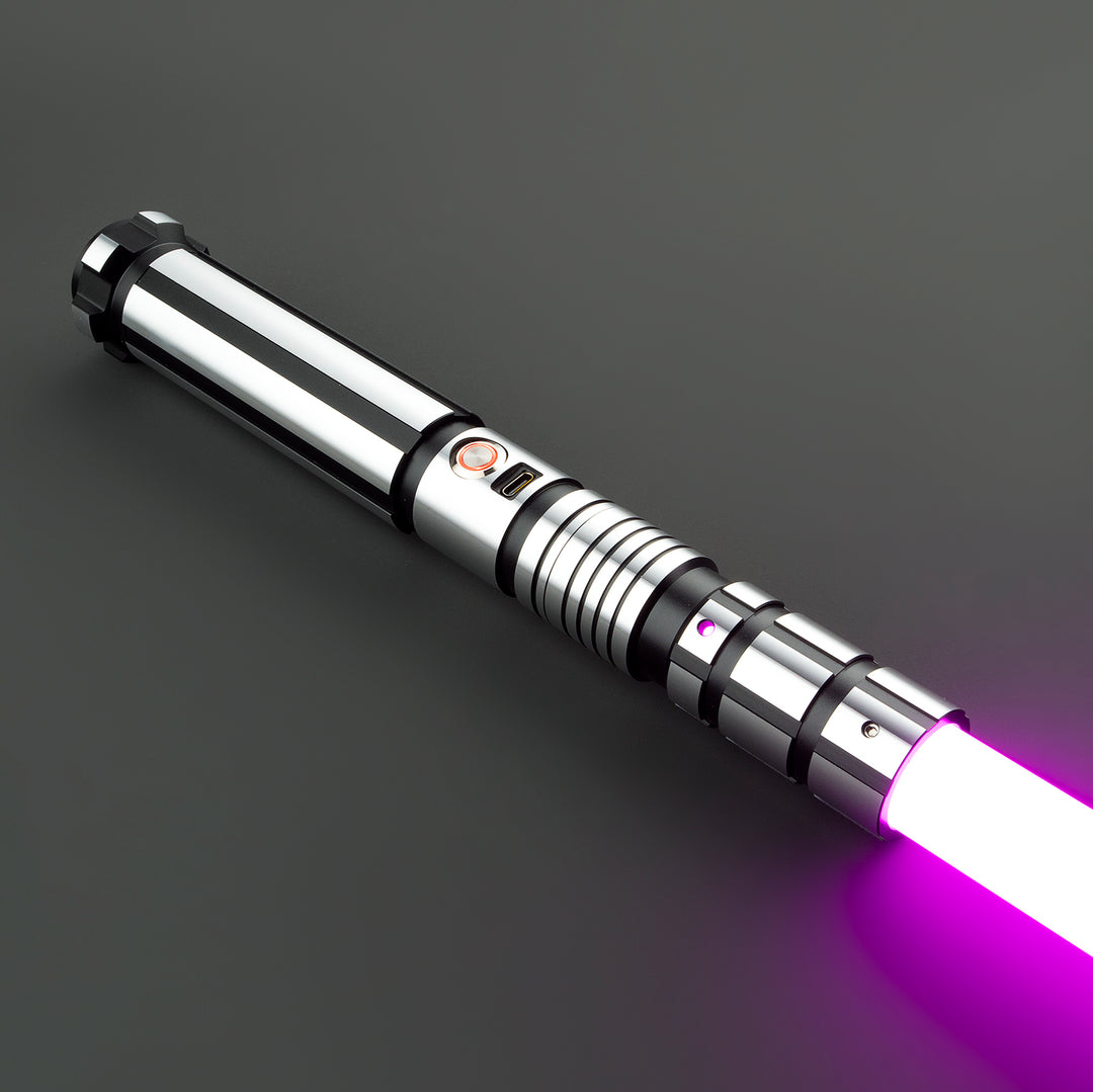 DamienSaber Lightsaber Force FX Light Saber with Xenopixel V3 Core Metal Hilt 33CM