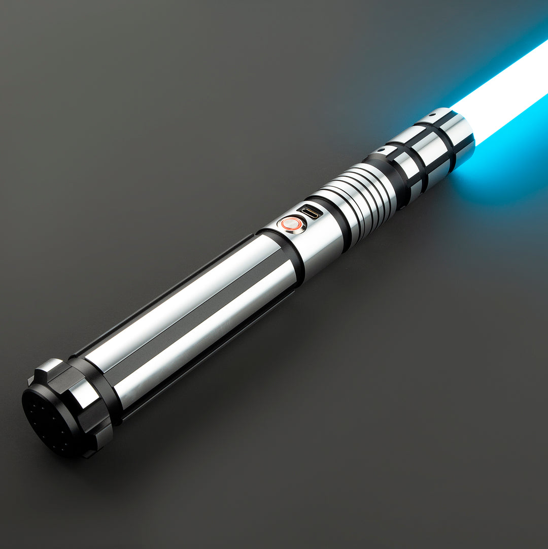 DamienSaber Lightsaber Force FX Light Saber with Xenopixel V3 Core Metal Hilt 33CM