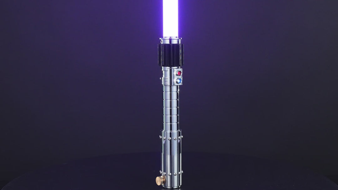 DamienSaber Lightsaber Mara Jade Skywalker Purple Light Saber Luke XRGB3.0 XENO3.0 Pogo Core Metal Hilt 27CM