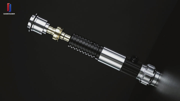 DamienSaber Lightsaber Custom SE OWK Lightsaber Affordable Version Eco POGO Core Metal Hilt 31.6CM