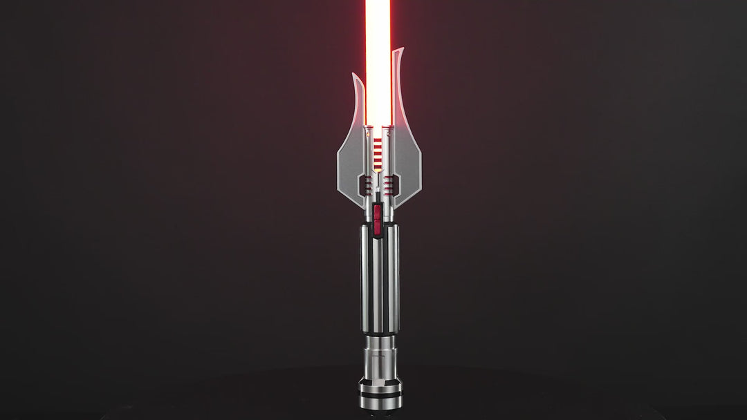 DamienSaber Lightsaber Dark Lord Darth Jadus Light Saber Heavy Dueling Bluetooth Supporting Pogo Core Metal Hilt 39.5CM