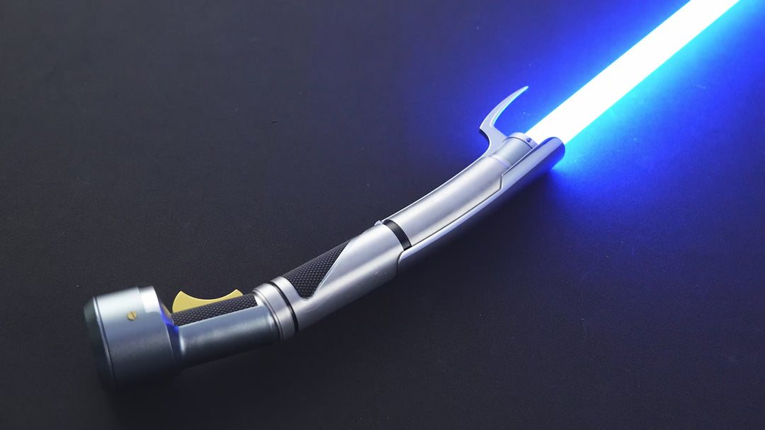 DamienSaber Lightsaber JD-DK Curved-hilt Light Saber Xenopixel V3 Duelist Hilt 35CM