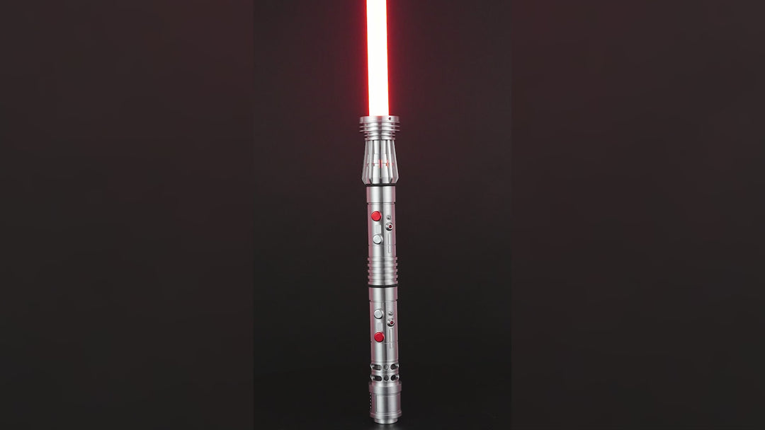 DamienSaber Lightsaber Darth Maul & Asajj Ventress Light Saber Splitable Double Blades Hilt 63.5CM