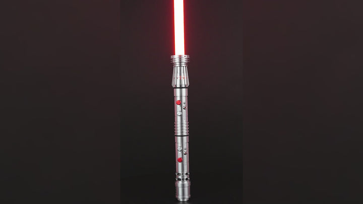 DamienSaber Lightsaber Maul & Asajj Ventress Light Saber Splitable Double Blades Hilt 63.5CM