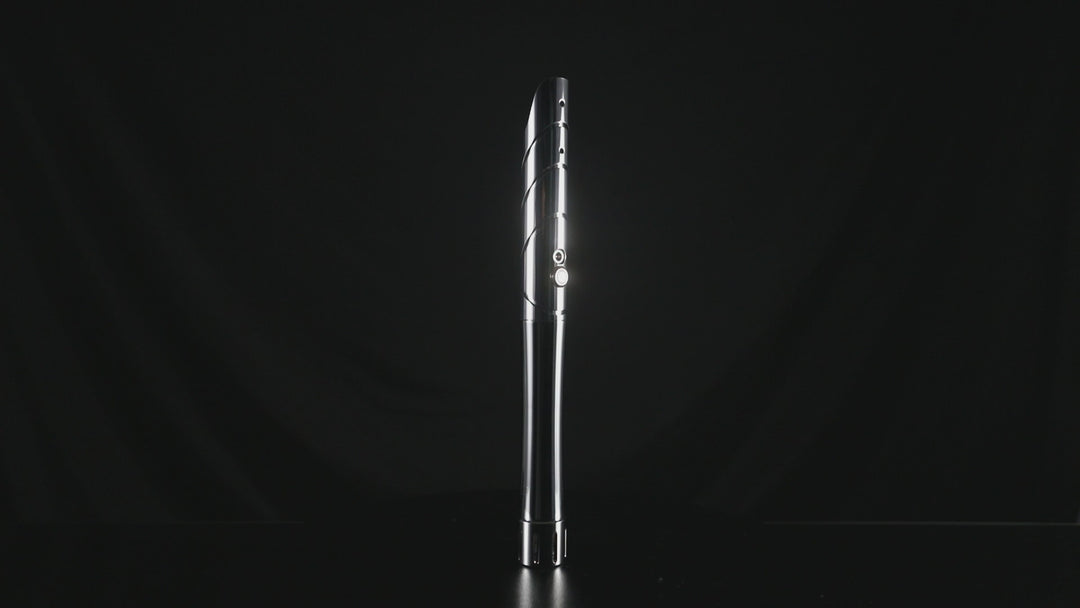 DamienSaber Lightsaber Plating Silver Hilt Design Xenopixel V3 Light Saber Hilt 31.5CM