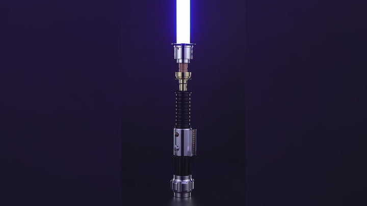 DamienSaber Lightsaber Obi Wan Kenobi Lightsaber EP3 Blue Xenopixel V3 Core Bluetooth Hilt 29.8CM